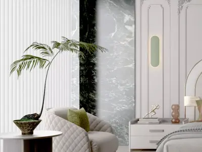 Bedroom Interior 06 3D model