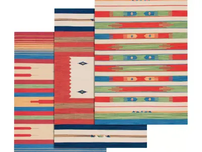 Rug Set 2107 3D model