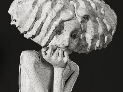 Valerie Hadida Melancolia Sculpture 3D model