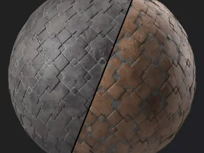 Pavement Materials 62- Sbsar Pbr 4k Seamless Texture