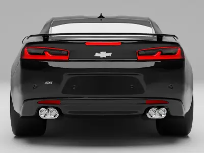 Chevrolet Camaro SS With interior 3D model