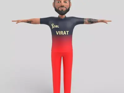 Virat Kohli 3D model