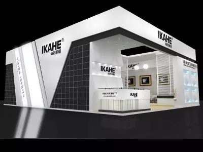 Booth - Area - 12X10-3DMAX2009-02 3D model
