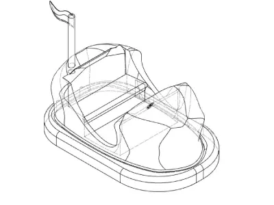 Bumper car 3D print model