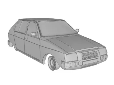 Citroen Visa 3D print model