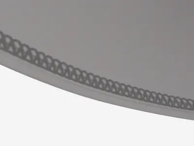 Strap Vest Top for Women White Mockup 3D model