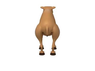 Camel Cartoon 3D model