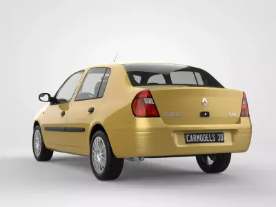 Renault Clio 2 Phase 1 Sedan 3D model