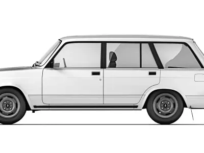 VAZ Lada 2104 1984 3D model