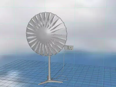 Standing Fan 3D model