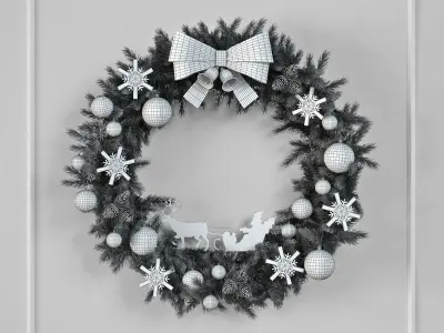 Christmas Wreath 3D model