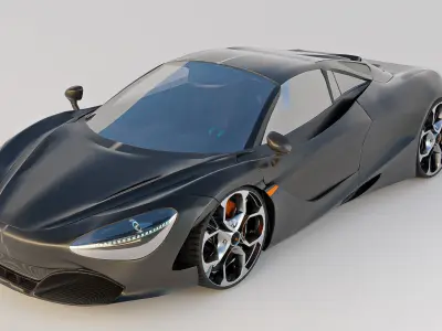 MClaren 720s 3D model buy