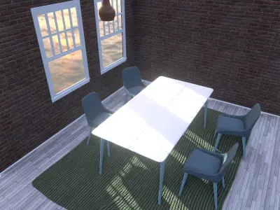 Simple room 3D model