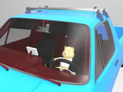 Volkswagen Caddy Mk1  3D model