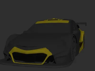 Stock Car  2018 Free 3D print model