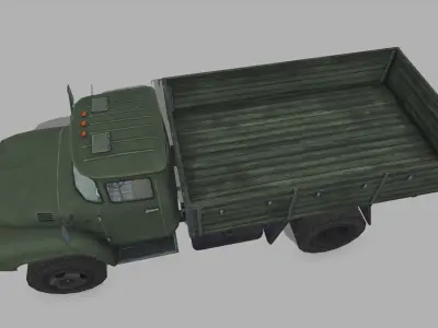 ZIL 130 Low-poly 3D model