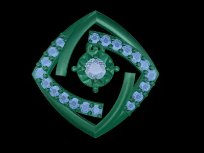 light weight Earring-28 3D print model