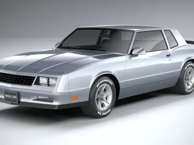 Chevrolet Monte Carlo 1986 3D model
