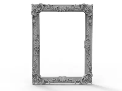 Frame 1 ornate 3D print model