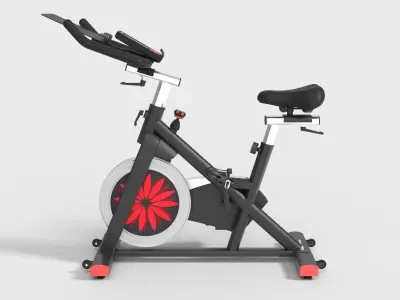 EXERCISE BIKE 3D model 6
