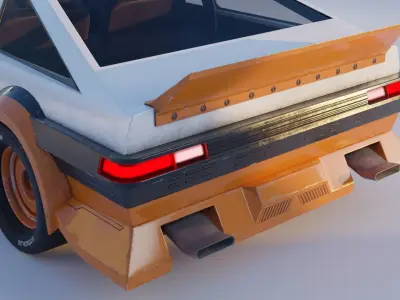 Cyberpunk Factional AE86  3D model