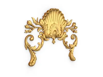 Classic decor ornament 328 3D model