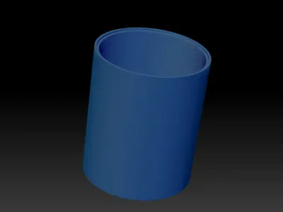 Gift box  tin with a lid that has a football knob-highpoly  Free 3D print model
