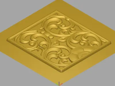 wooden design28 3D model