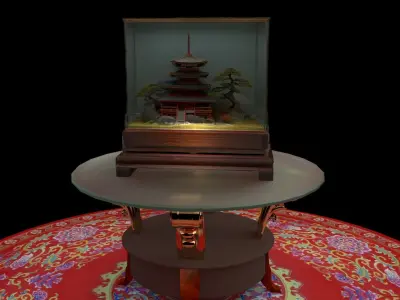 Chinese cork carving   3D model