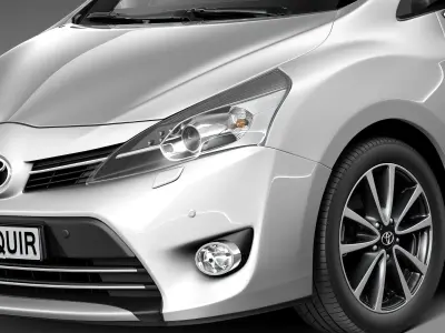 Toyota Corolla Verso 2014 3D model