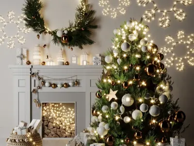 Christmas decoration 3D model purchase