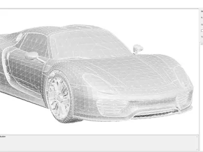 CAR - Porsche918 3D print model