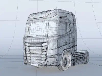 DAF XG 2021 3D model