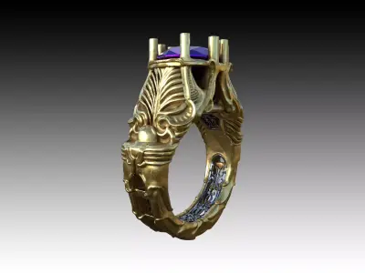 Arcane Mechanism Ring 3D print model