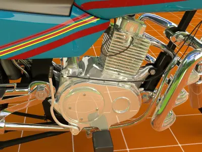 motorbike multipurpose 3D model