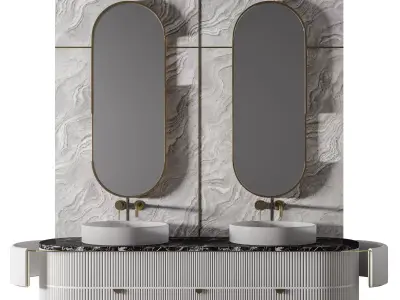 Luxury Bathroom 138 3D model