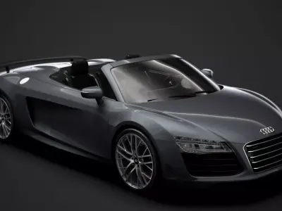 Audi R8 LMX Spyder 2016 3D model