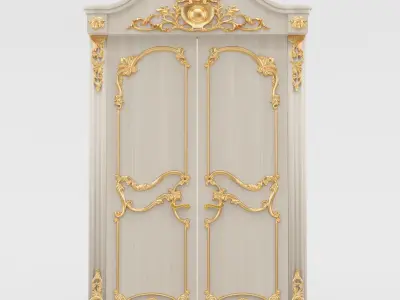 Classic Door  3D model purchase