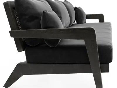 Outdoor furniture w002 3D model