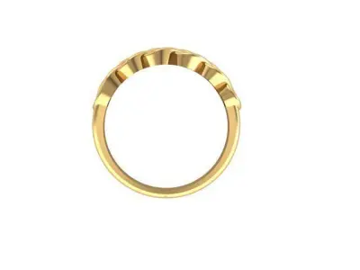 braided ring band  3D print model