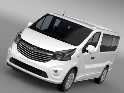 Opel Vivaro Biturbo 2017 3D model