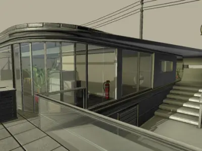 BGE Building Free low-poly 3D model