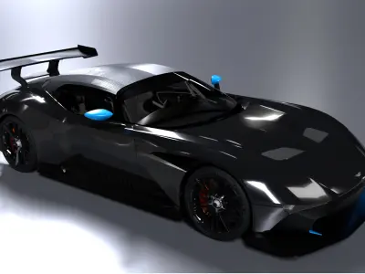 Aston Martin Vulcan 3D model
