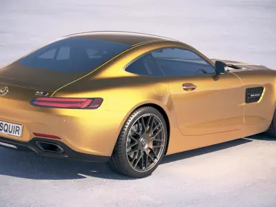 Mercedes AMG GT S 2018 3D model