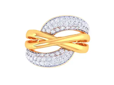 DIAMOND RING 3D print model 12