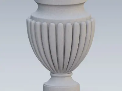 Garden urn planter30 3D model
