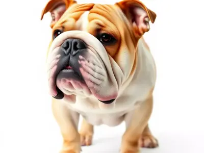 Charming Bulldog model pack Low-poly 3D model
