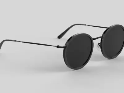 Amsterdam Eyewear Glasses Low-poly 3D model