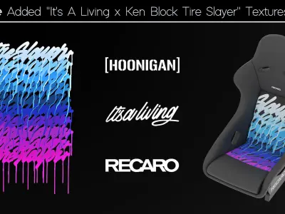 RECARO Pole Position Car Racing Seat 3D Model 3D model