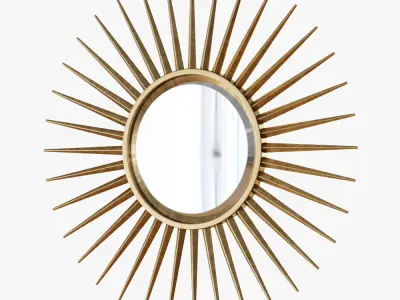 Barclay Butera Starbust Mirror 3D model